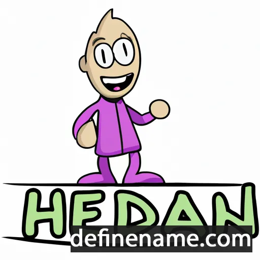 cartoon of the name Hedin