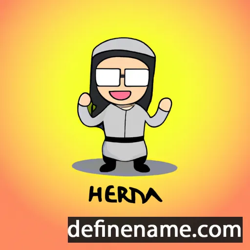 cartoon of the name Hedjarah