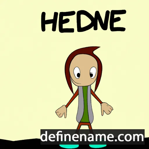 cartoon of the name Hedone