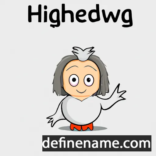 cartoon of the name Hedwiga