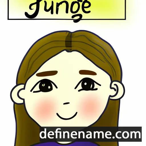 cartoon of the name Hee-jung