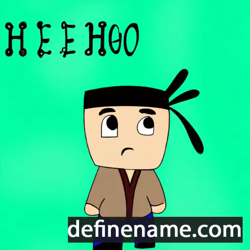 cartoon of the name He'heenóhkéso