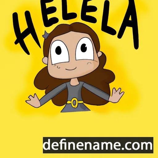 cartoon of the name Héla