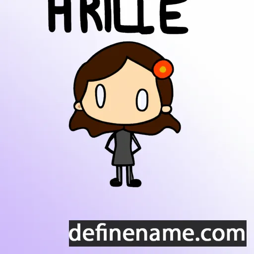 cartoon of the name Hélaire