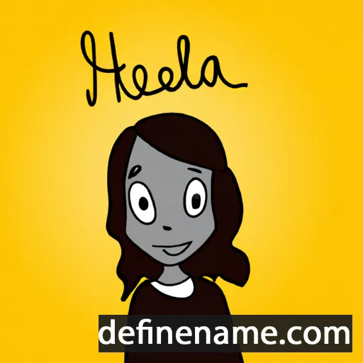 cartoon of the name Héléna