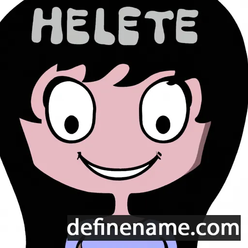 Hélyette cartoon