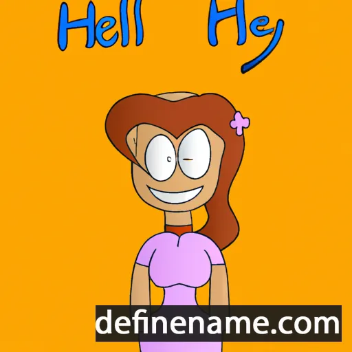 cartoon of the name Hélyi