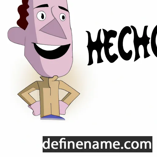 cartoon of the name Hénoch