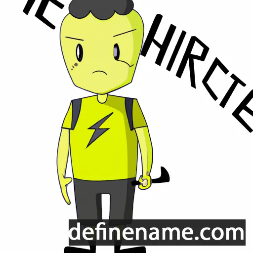 cartoon of the name Héraclite