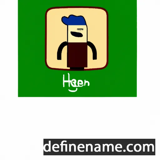 cartoon of the name Hegan