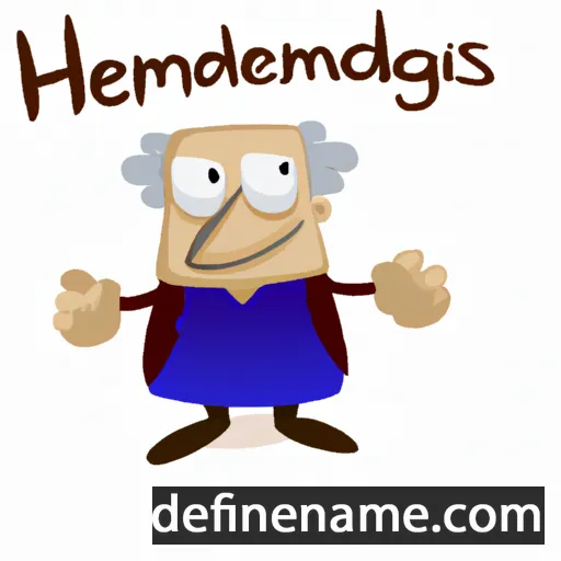 cartoon of the name Hegemonides