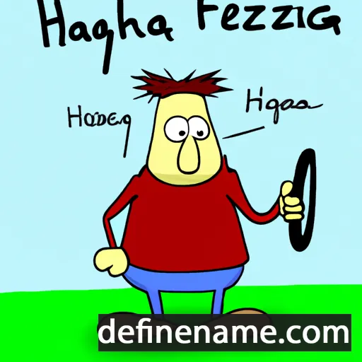 cartoon of the name Hegezjasz