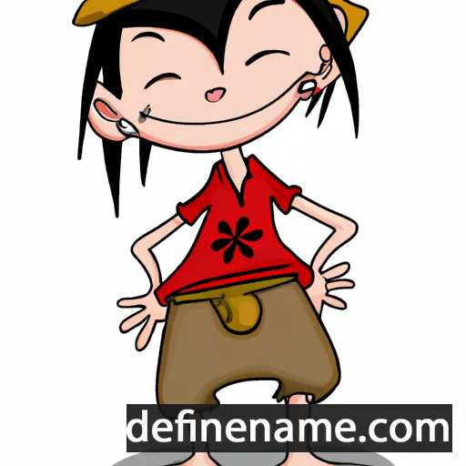 cartoon of the name Hegoi