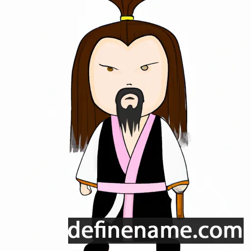 cartoon of the name Hegong