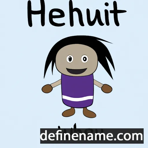 cartoon of the name Hehewuti