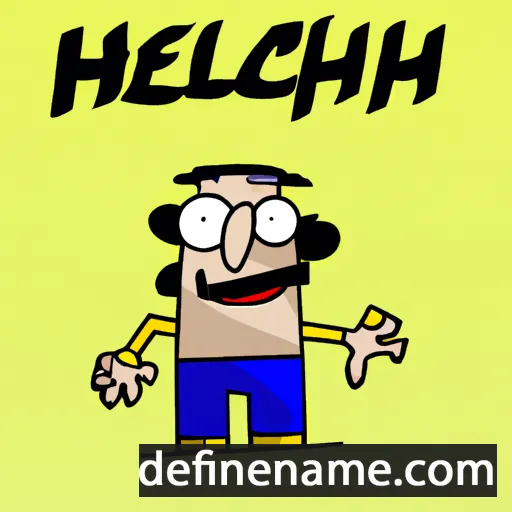 cartoon of the name Heichal