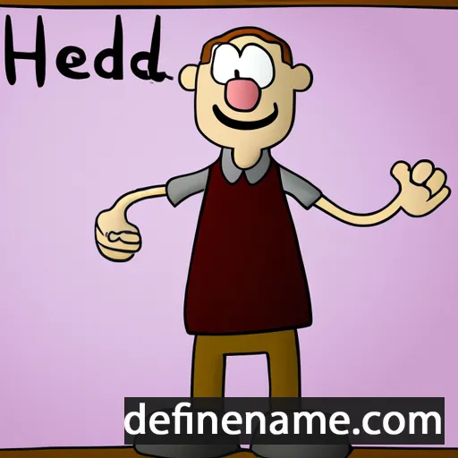 cartoon of the name Heidelen