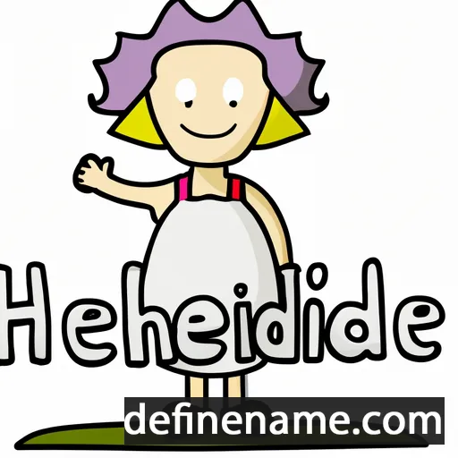 cartoon of the name Heidewig