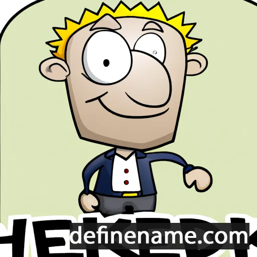 cartoon of the name Heidrek