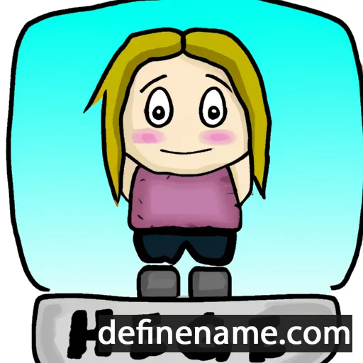 cartoon of the name Heige