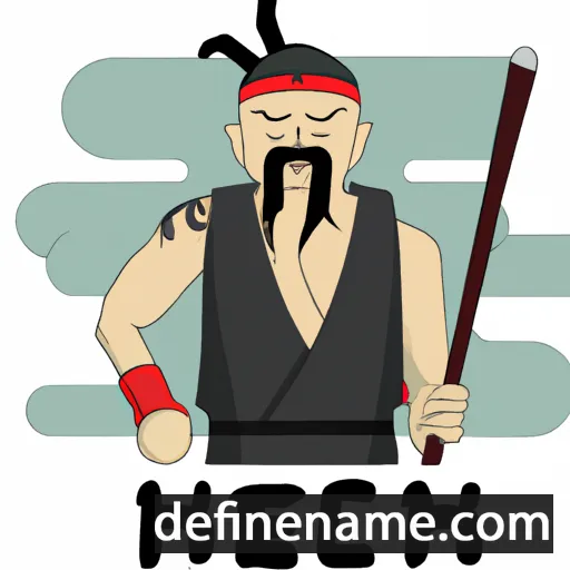 cartoon of the name Heihachi