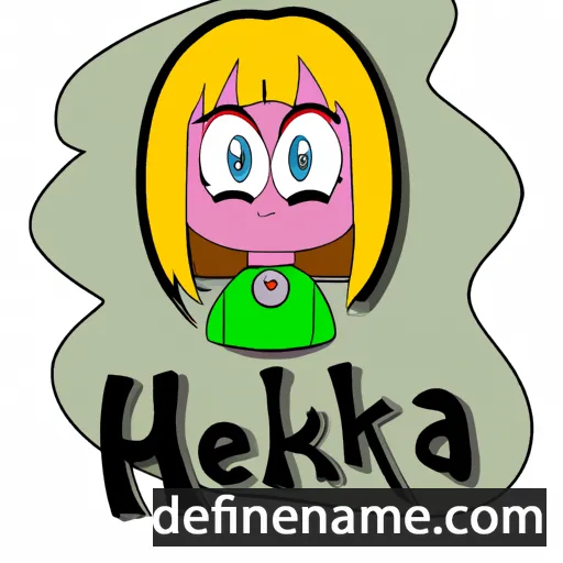 Heiká cartoon