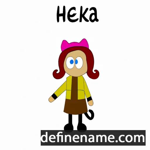 cartoon of the name Heikka