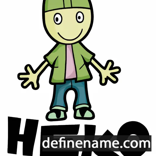 cartoon of the name Heikko