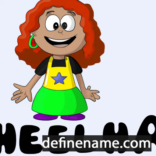 cartoon of the name Heila