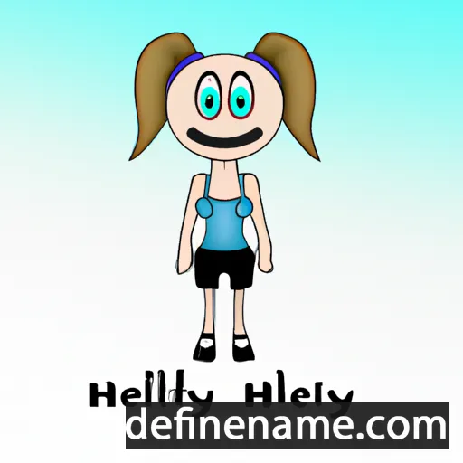 cartoon of the name Heiley