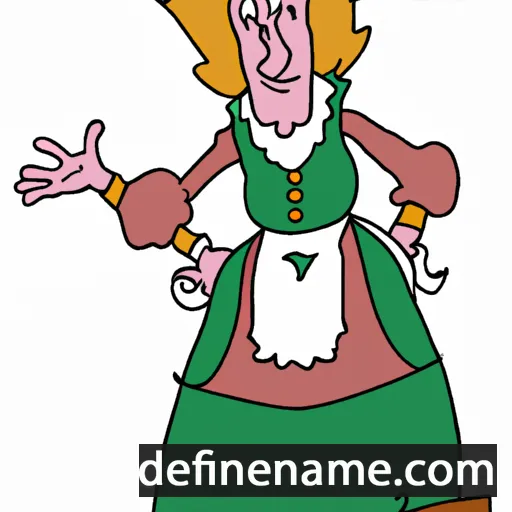 cartoon of the name Heiltrud