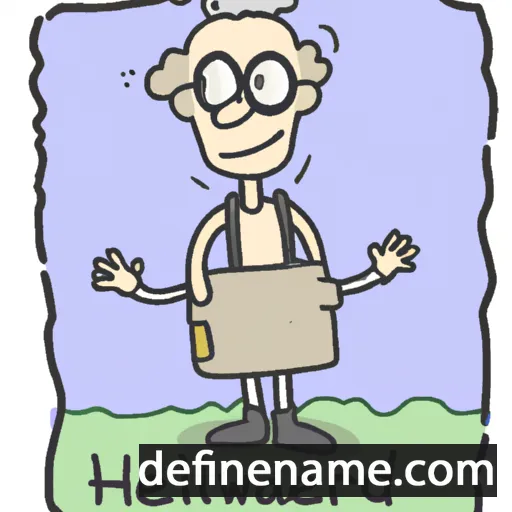 cartoon of the name Heilward