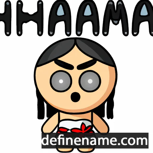 cartoon of the name Heimana