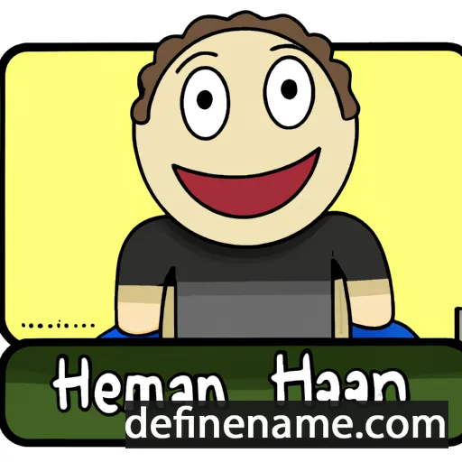 cartoon of the name Heimann