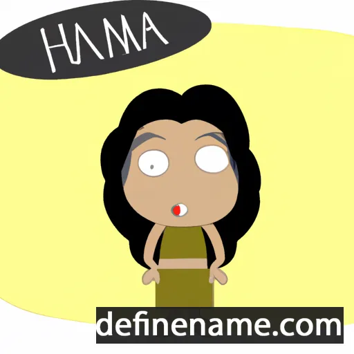 cartoon of the name Heimoana