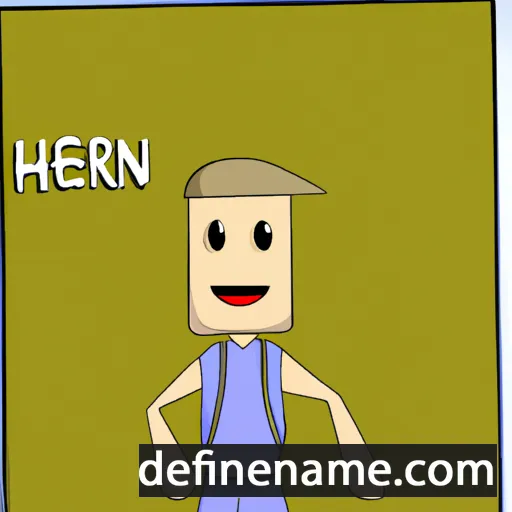 cartoon of the name Heinar