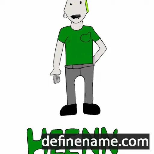 cartoon of the name Heine