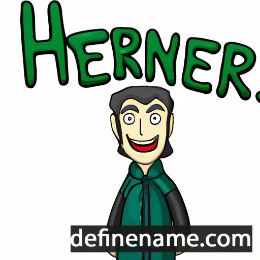 cartoon of the name Heinere