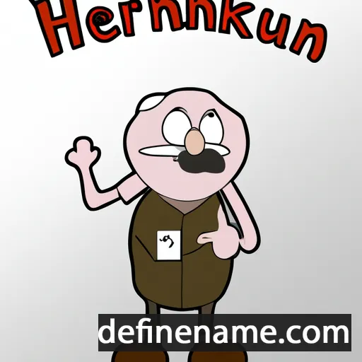 Heinrekur cartoon