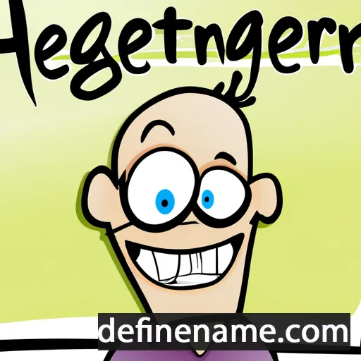 cartoon of the name Heinrigett