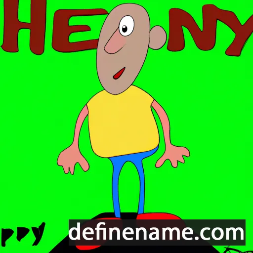 cartoon of the name Heiny