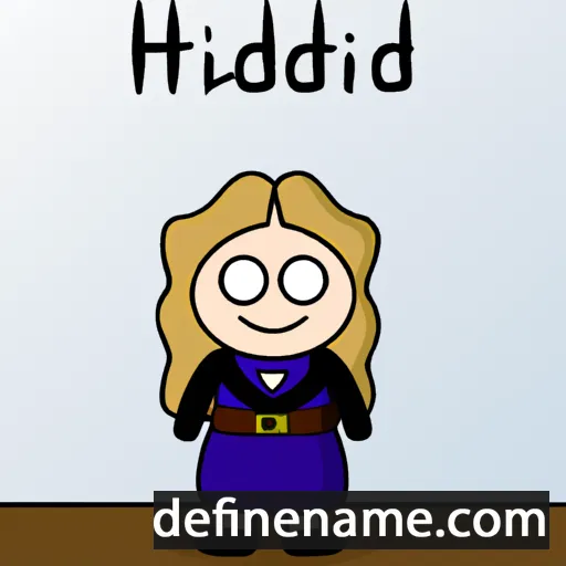 Heiðdis cartoon