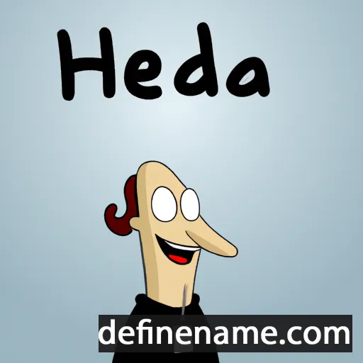 cartoon of the name Hejdla