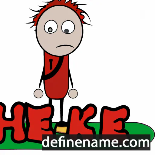 cartoon of the name Heke