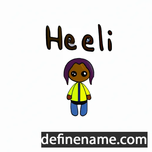 cartoon of the name Hekele