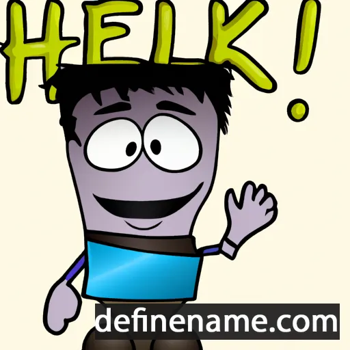 cartoon of the name Heki