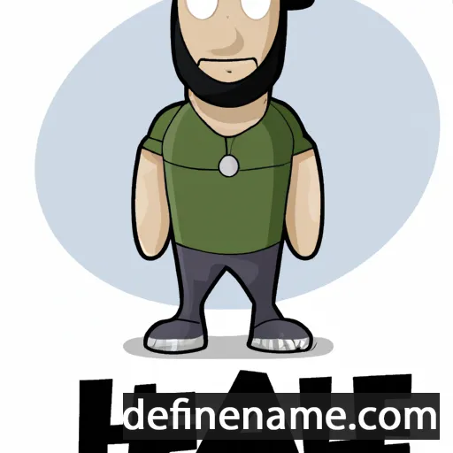 cartoon of the name Helal