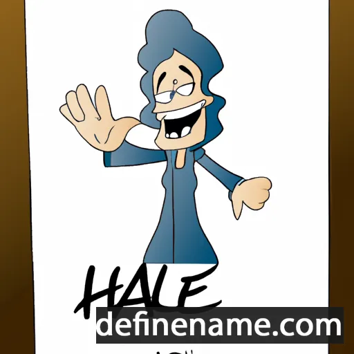 cartoon of the name Helale