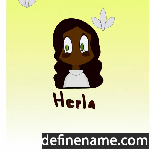 cartoon of the name Helaria