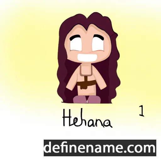 cartoon of the name Heleainná